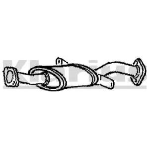 Средний глушитель выхлопных газов