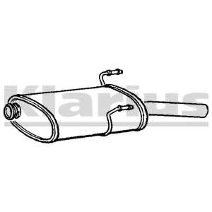 Глушитель выхлопных газов конечный