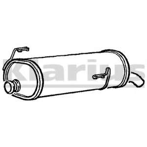 Глушитель выхлопных газов конечный