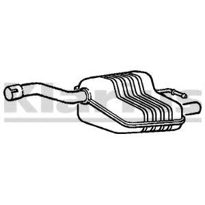 Глушитель выхлопных газов конечный