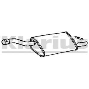 Глушитель выхлопных газов конечный