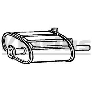 Глушитель выхлопных газов конечный