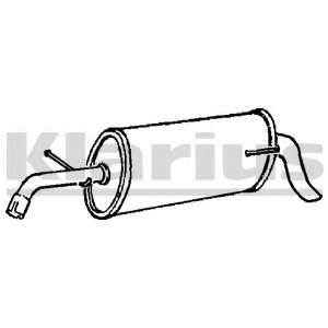 Глушитель выхлопных газов конечный