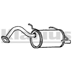 Глушитель выхлопных газов конечный