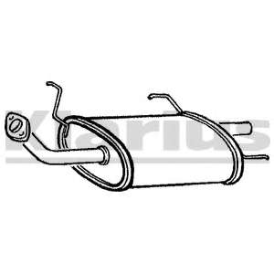 Глушитель выхлопных газов конечный