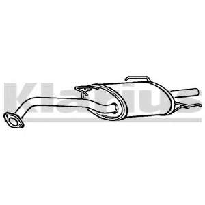 Глушитель выхлопных газов конечный