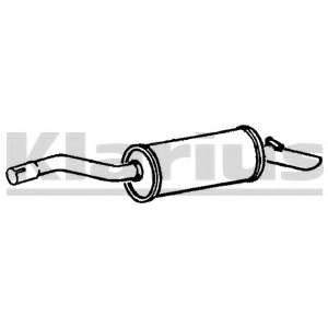 Глушитель выхлопных газов конечный