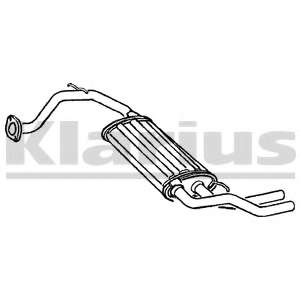 Глушитель выхлопных газов конечный