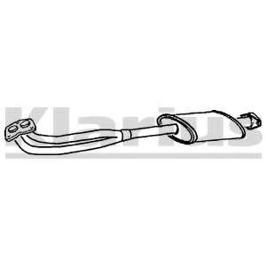 Предглушитель выхлопных газов