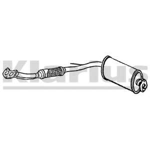 Предглушитель выхлопных газов