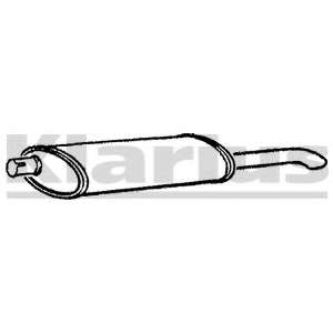 Глушитель выхлопных газов конечный