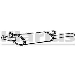 Глушитель выхлопных газов конечный