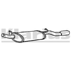 Глушитель выхлопных газов конечный