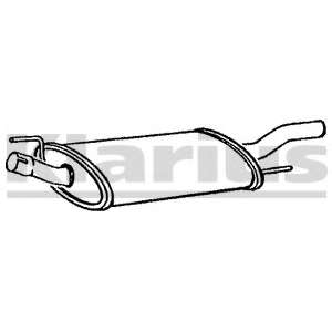 Глушитель выхлопных газов конечный