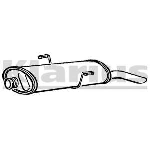 Глушитель выхлопных газов конечный