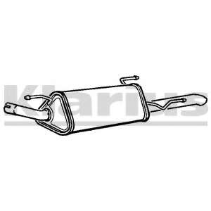 Глушитель выхлопных газов конечный