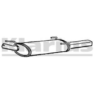 Глушитель выхлопных газов конечный