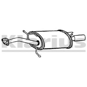 Глушитель выхлопных газов конечный