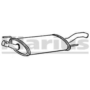 Глушитель выхлопных газов конечный