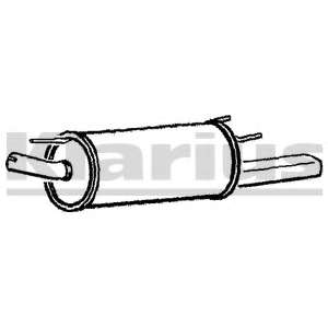 Глушитель выхлопных газов конечный