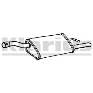 Глушитель выхлопных газов конечный