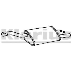 Глушитель выхлопных газов конечный