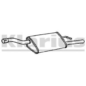 Глушитель выхлопных газов конечный