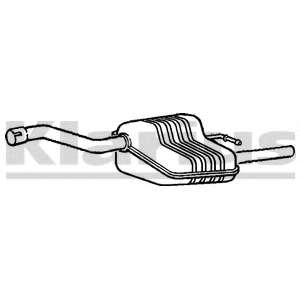 Глушитель выхлопных газов конечный