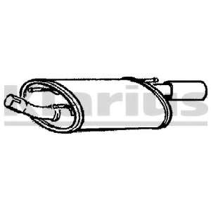 Глушитель выхлопных газов конечный