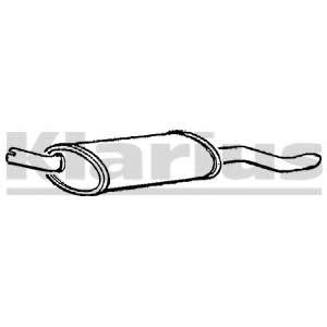 Глушитель выхлопных газов конечный