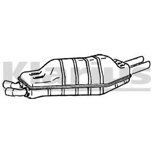 Глушитель выхлопных газов конечный