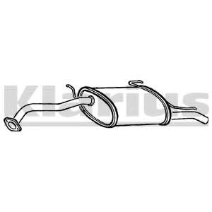 Глушитель выхлопных газов конечный