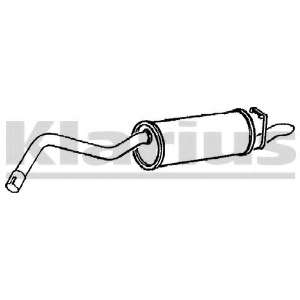 Глушитель выхлопных газов конечный