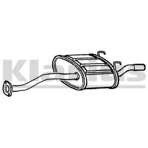 Глушитель выхлопных газов конечный