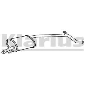 Глушитель выхлопных газов конечный