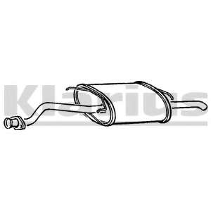 Глушитель выхлопных газов конечный