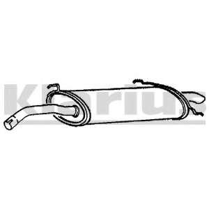 Глушитель выхлопных газов конечный