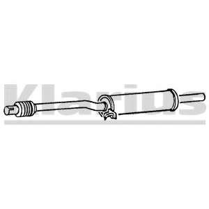 Средний глушитель выхлопных газов