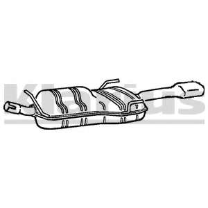 Глушитель выхлопных газов конечный