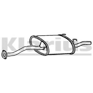 Глушитель выхлопных газов конечный