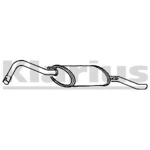 Глушитель выхлопных газов конечный