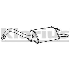 Глушитель выхлопных газов конечный