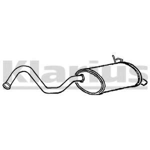 Глушитель выхлопных газов конечный