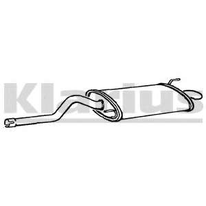 Глушитель выхлопных газов конечный