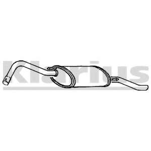 Глушитель выхлопных газов конечный