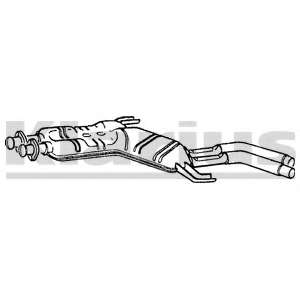 Средний глушитель выхлопных газов