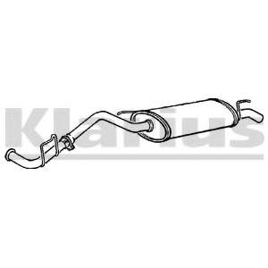 Глушитель выхлопных газов конечный