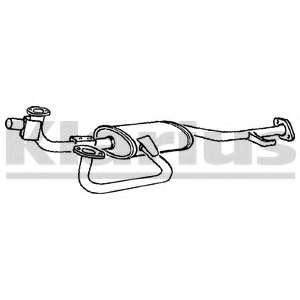 Предглушитель выхлопных газов