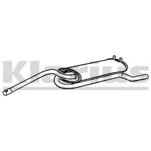 Глушитель выхлопных газов конечный