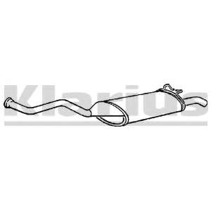 Глушитель выхлопных газов конечный